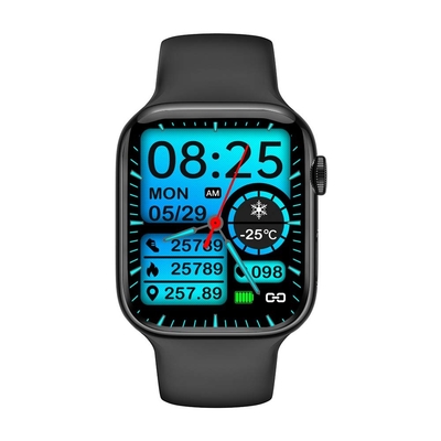 Smartwatch нержавеющей стали андроида с электрофонарем Siri беседует дальше
