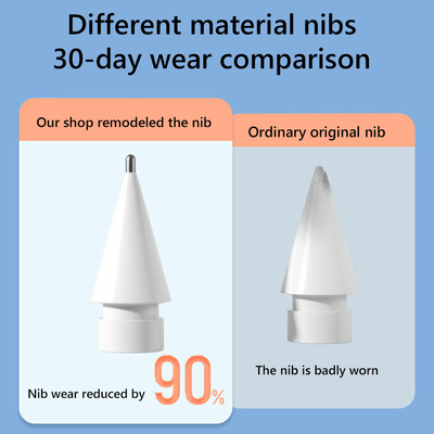 2-ая ручка грифеля Gen наклоняет Nibs грифеля резиновые 6mm совместимое с карандашем Яблока