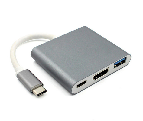 Тип-C расширение Usb Displayport станции стыковки ноутбука 3in1 для 4 мониторов